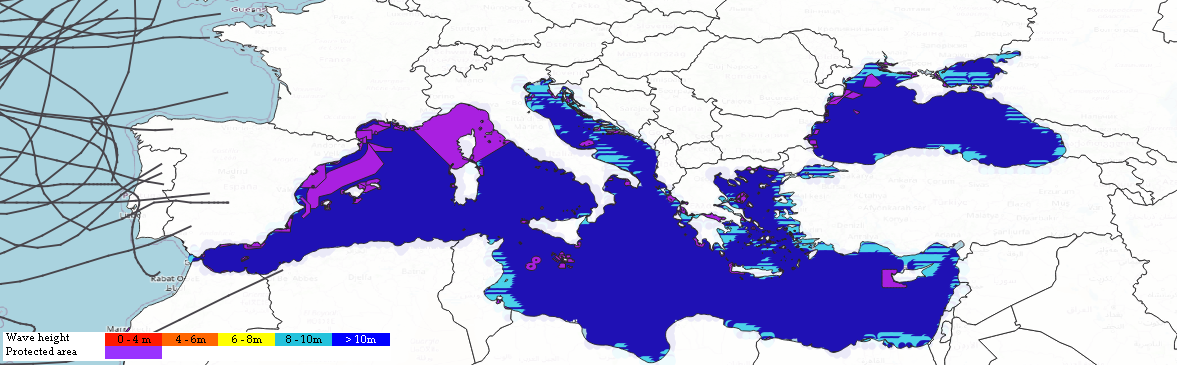 Mediterranean wind QGIS output.