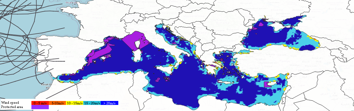 Mediterranean wave QGIS output.